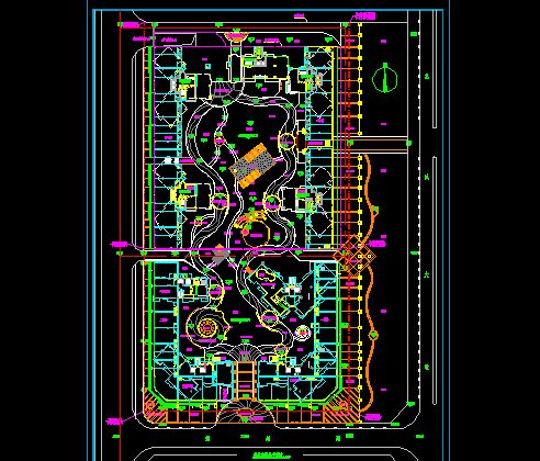 住宅区园林绿化施工图纸免费获取与工程施工要点解析